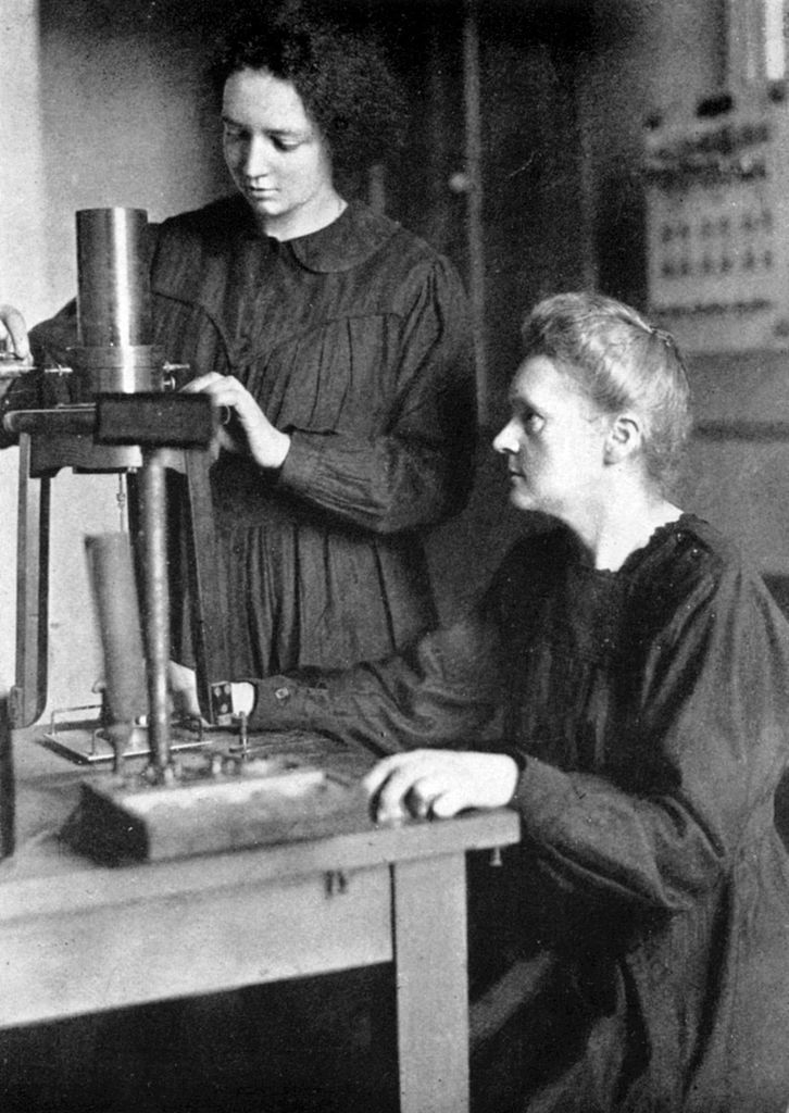 Irene y Marie Curie