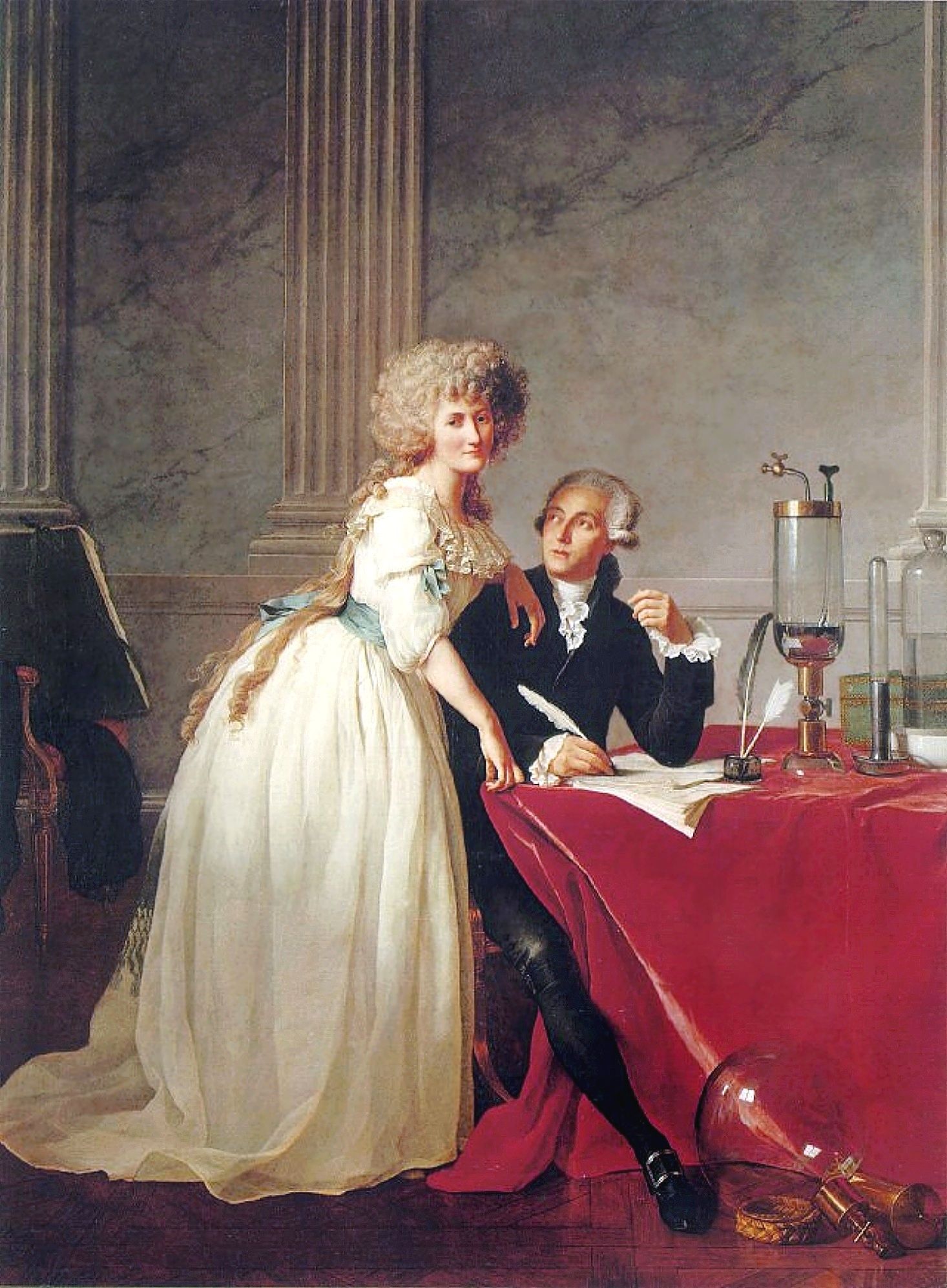 Marie-Anne y Antoine Lavoisier