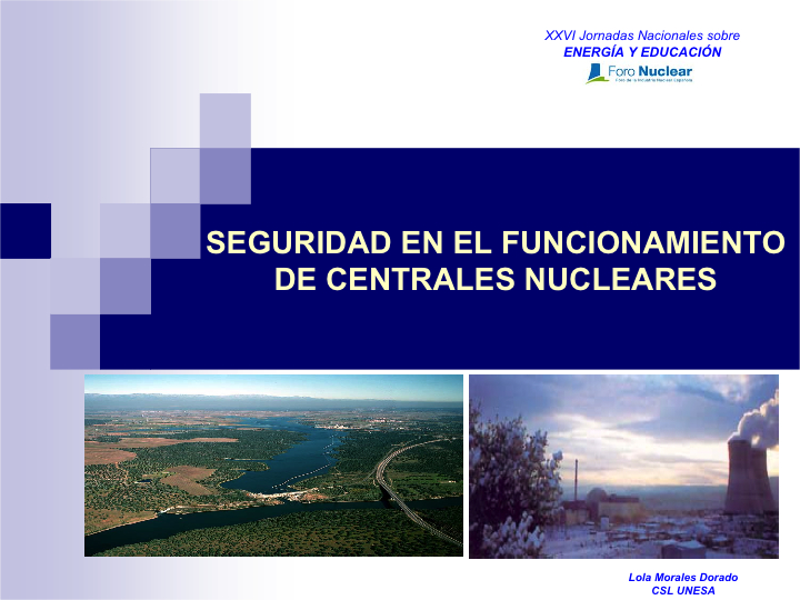 Seguridad en el funcionamiento de centrales nucleares