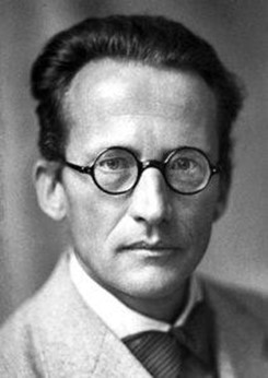 Retrato de Erwin Schrödinger