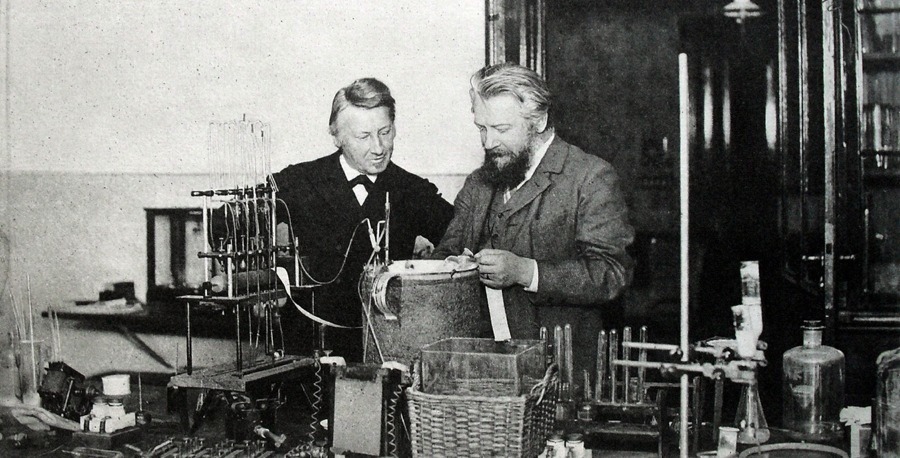 Wilhelm Ostwald y Jacobus H. Van t'Hoff